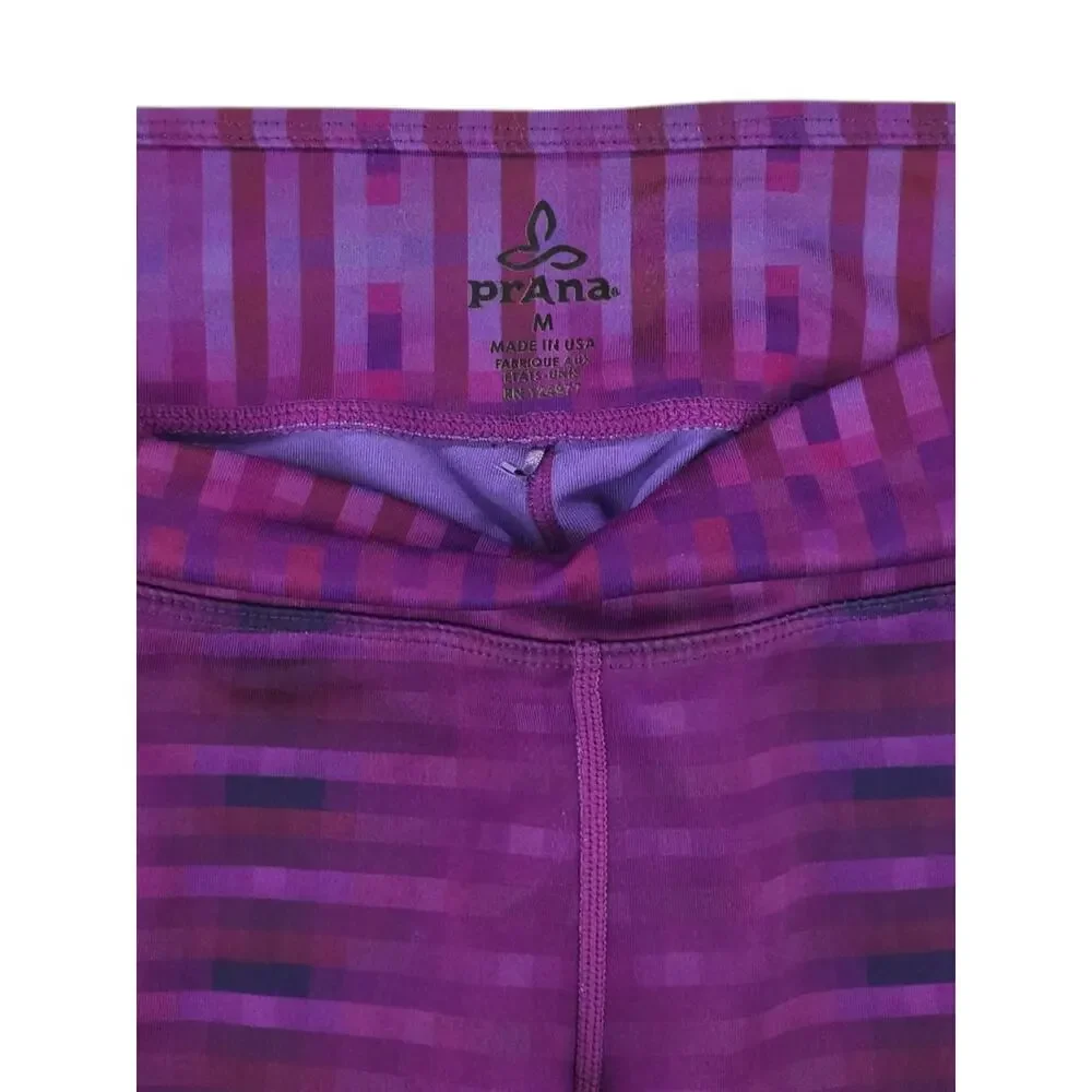prAna | Purple Roxanne Capri Leggings | Size Medium - Picture 3 of 5